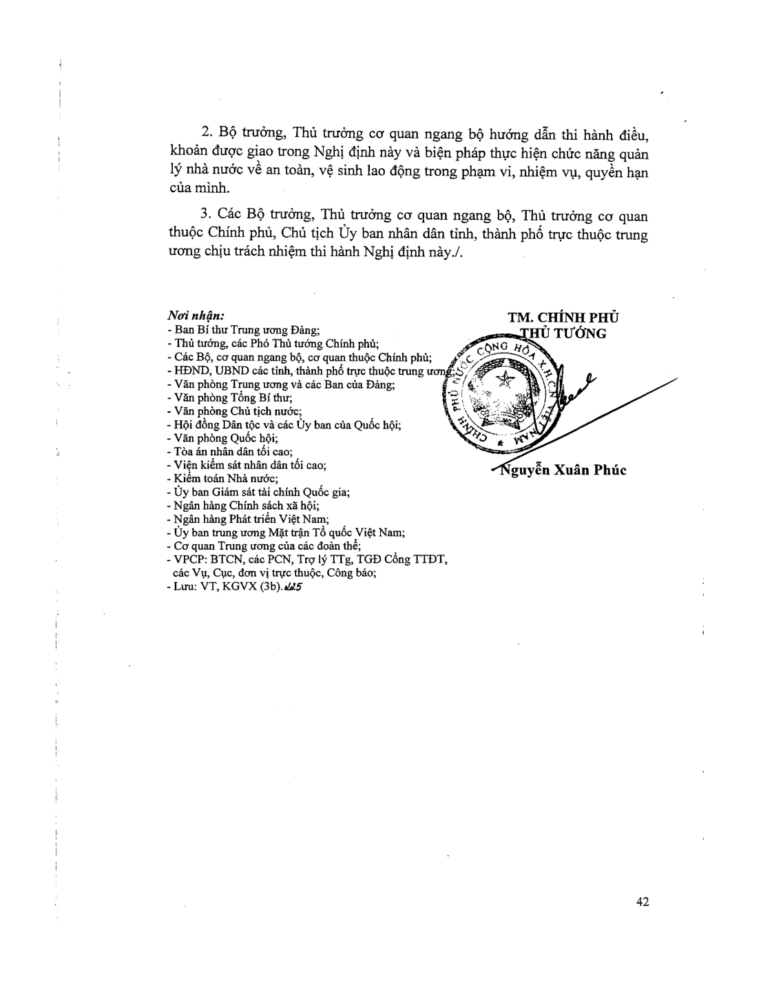 Trang ký ban hành (Nơi nhận, chức danh) — bản scan gốc