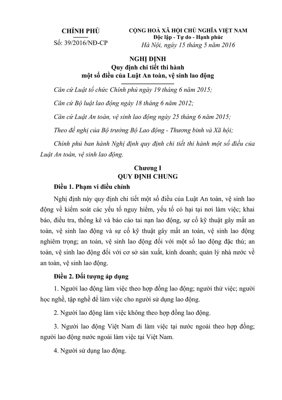 Trang đầu nghị định: quốc hiệu, phần đầu 2 cột - file Word kết quả